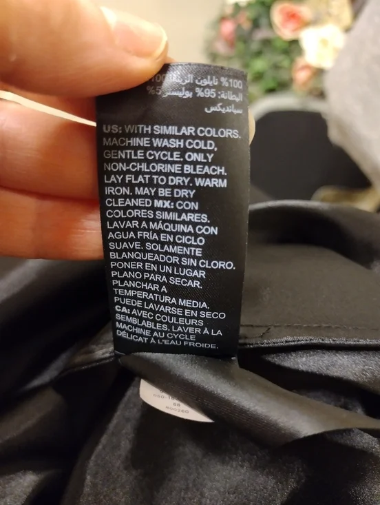 White House Black Market Sleeveless Black Dress With Burgundy Floral Embroidery - Picture 10 of 11